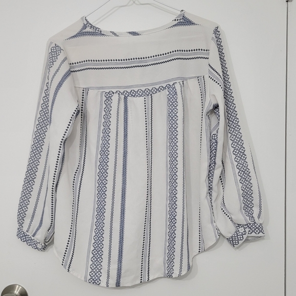 ❤️[3/35] Peasant Style Top with Tie - Picture 2 of 5